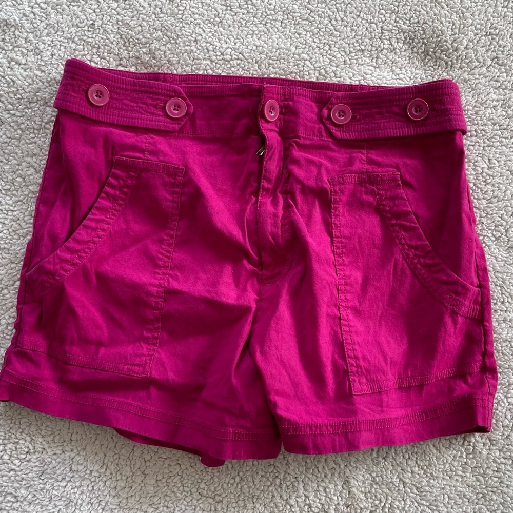 Maeve (anthropologie pink high rise shorts